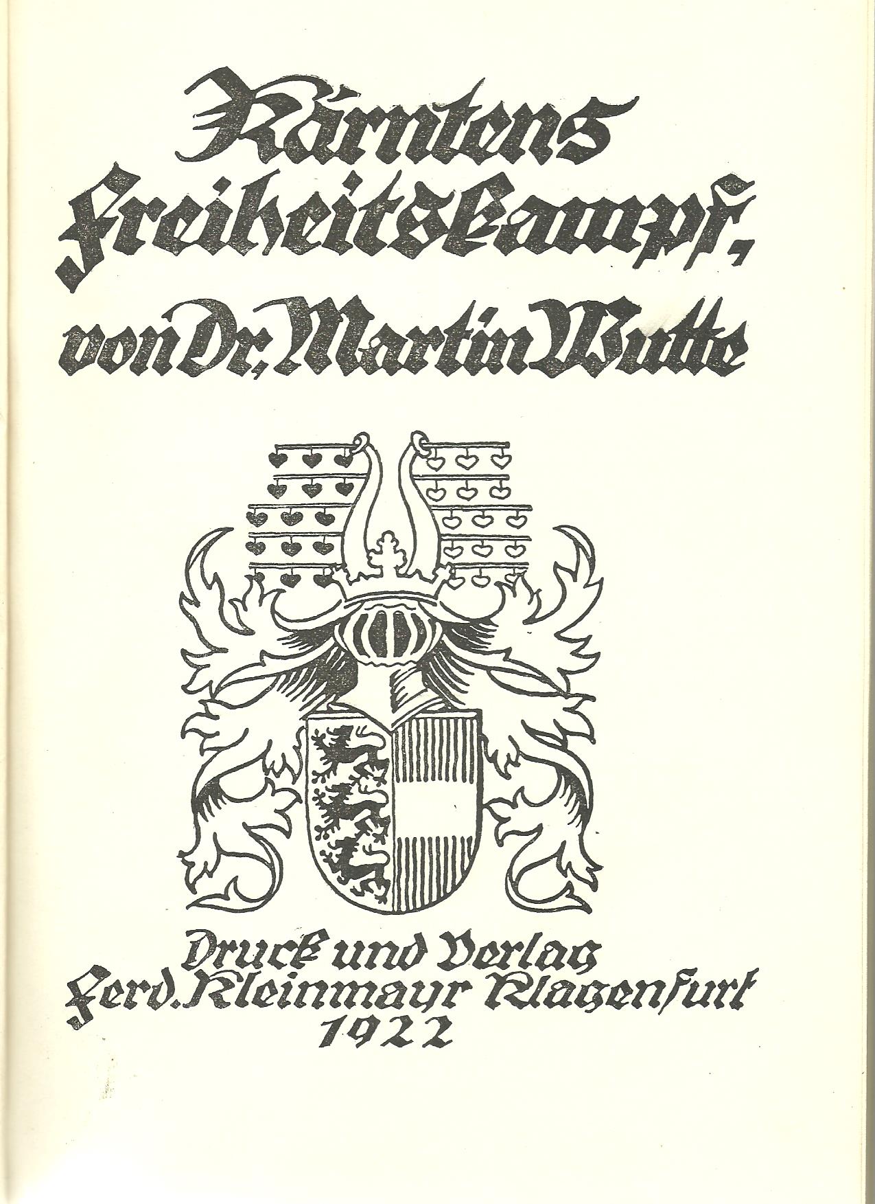  Kärntens Freiheitskampf