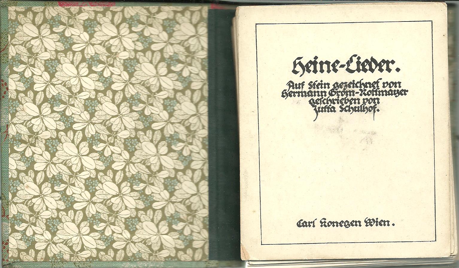 Heine - Lieder - Miniaturausgabe