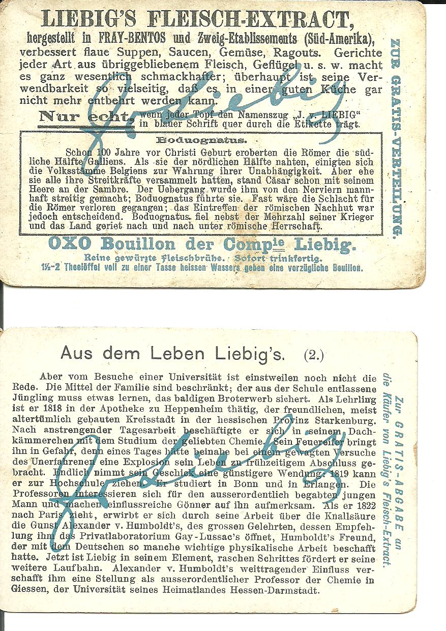 Liebig´s Fleischextract - Gratissticker   