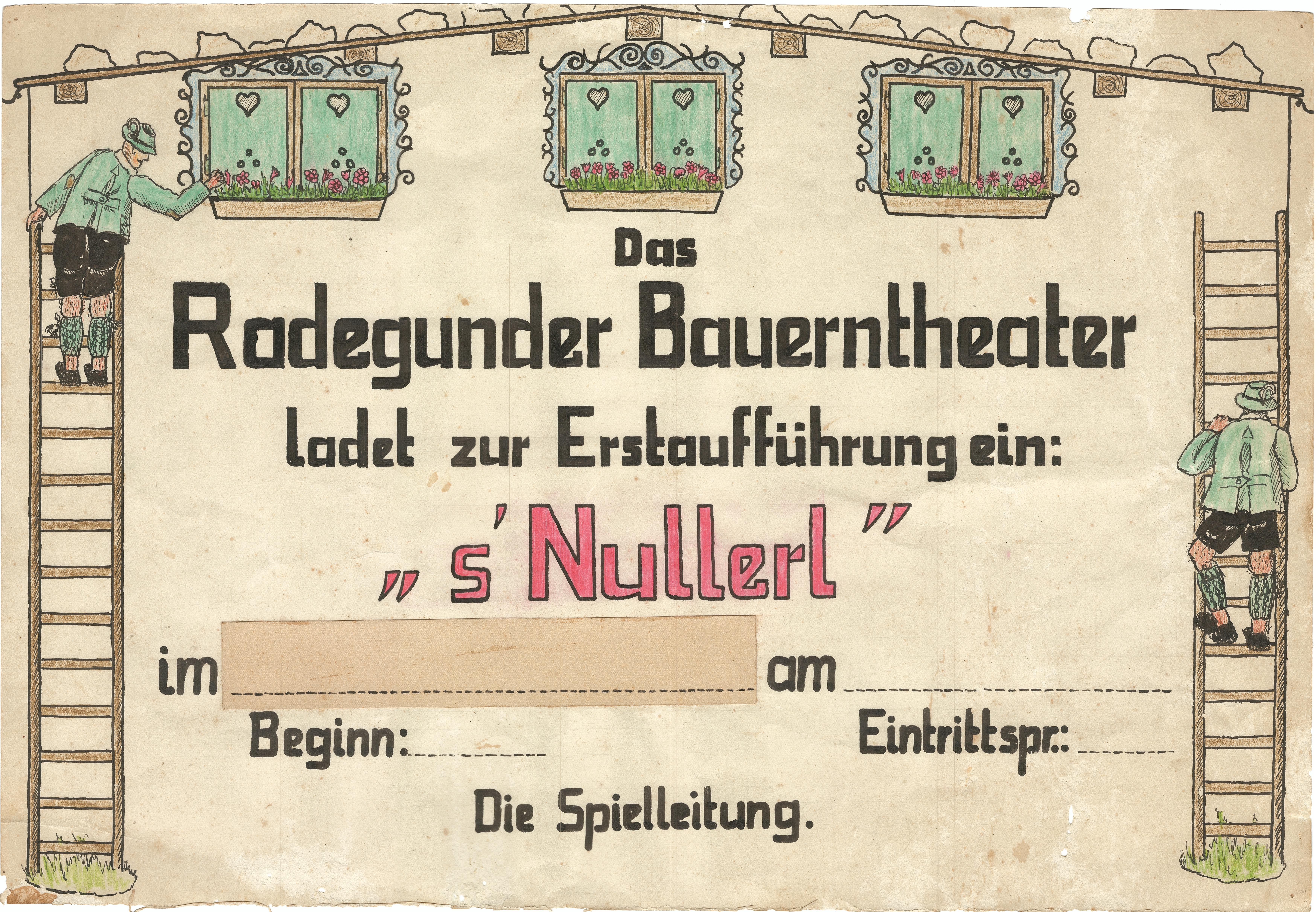 Bauerntheater Plakate