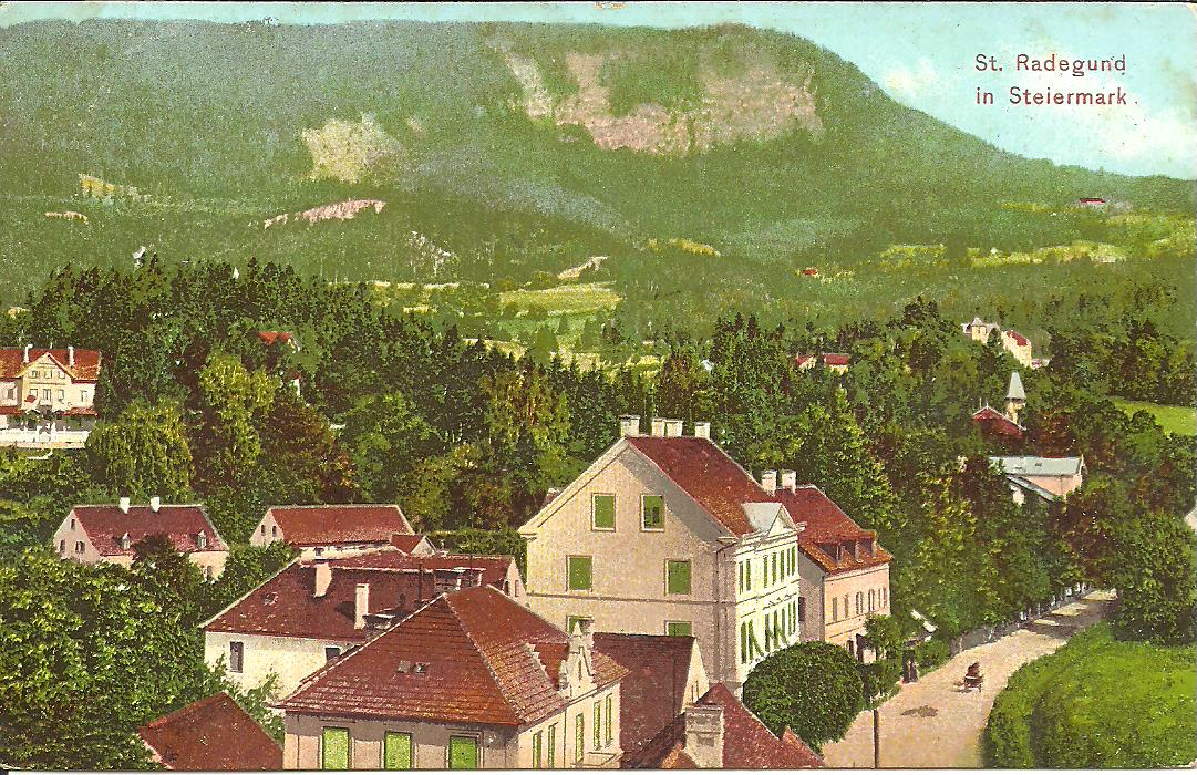 AK  Ansicht von Kirchturm aus
